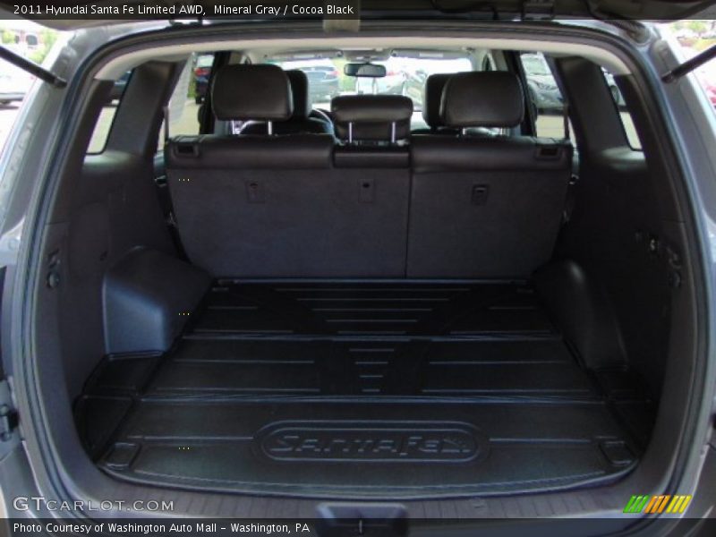 Mineral Gray / Cocoa Black 2011 Hyundai Santa Fe Limited AWD