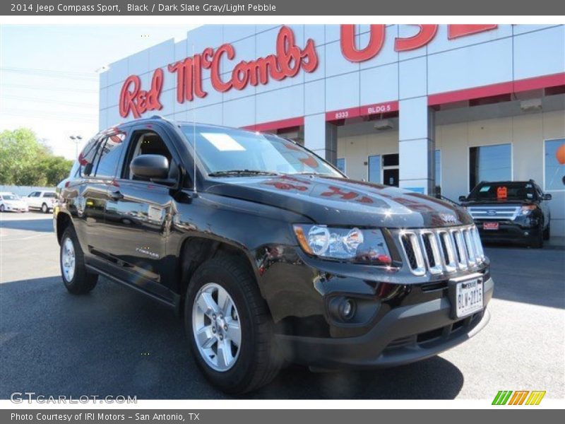 Black / Dark Slate Gray/Light Pebble 2014 Jeep Compass Sport