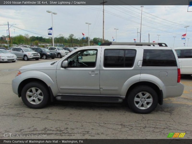 Silver Lightning / Graphite 2009 Nissan Pathfinder SE 4x4