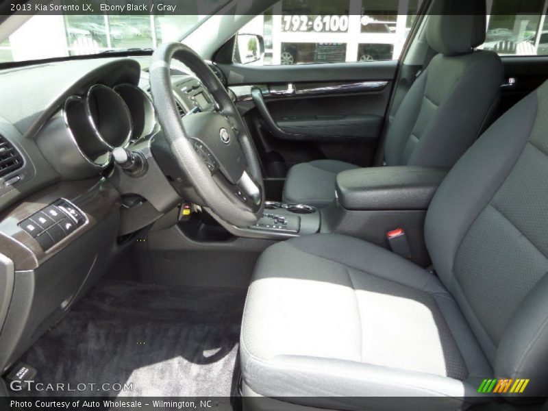 Ebony Black / Gray 2013 Kia Sorento LX