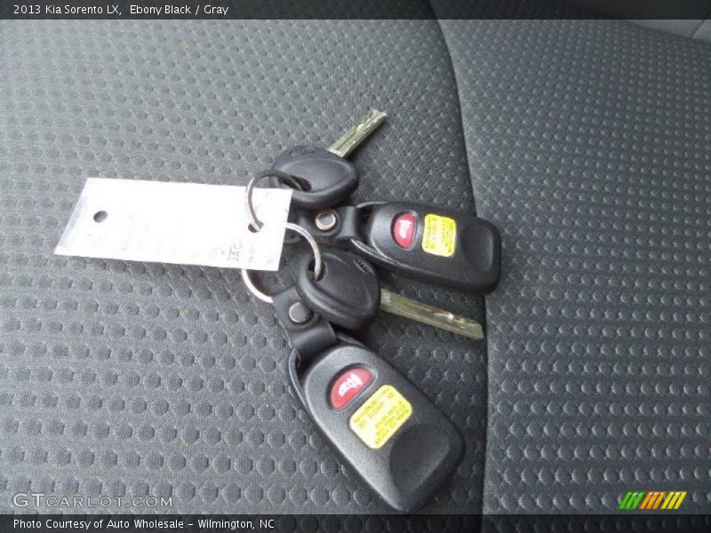 Ebony Black / Gray 2013 Kia Sorento LX