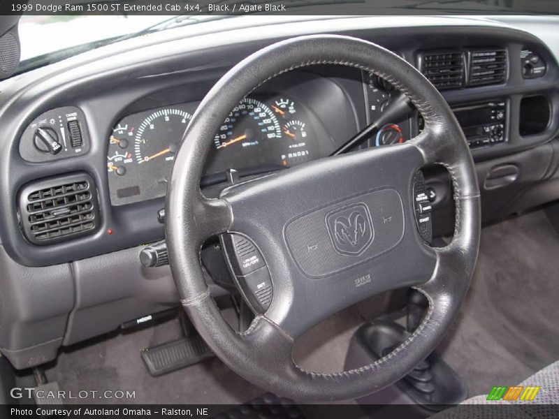 Black / Agate Black 1999 Dodge Ram 1500 ST Extended Cab 4x4