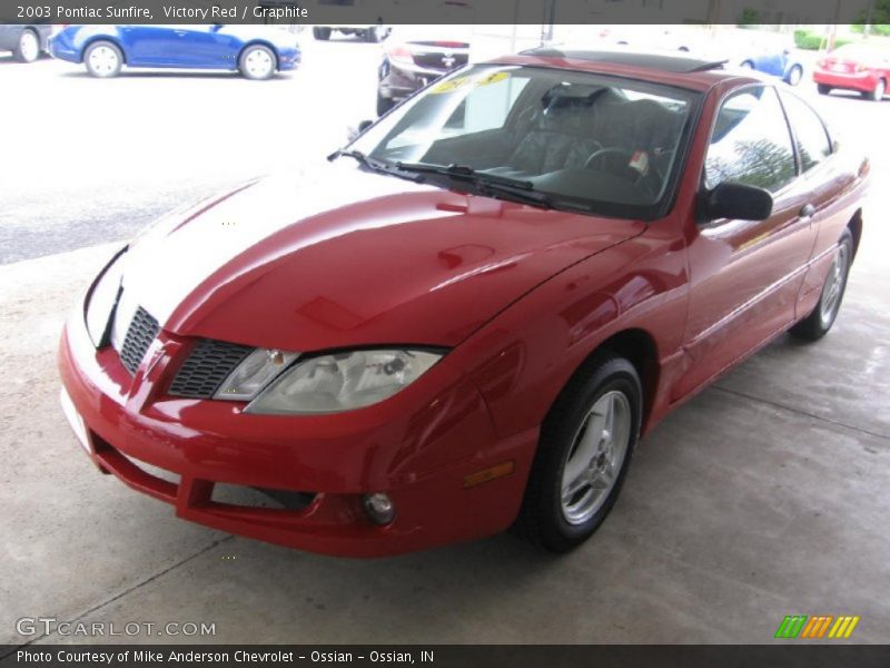 Victory Red / Graphite 2003 Pontiac Sunfire