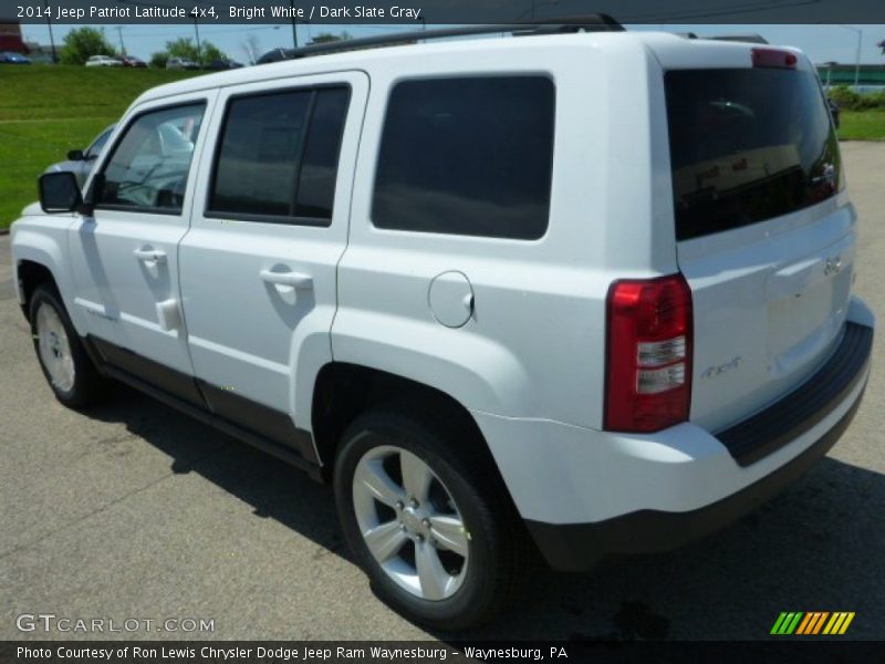 Bright White / Dark Slate Gray 2014 Jeep Patriot Latitude 4x4