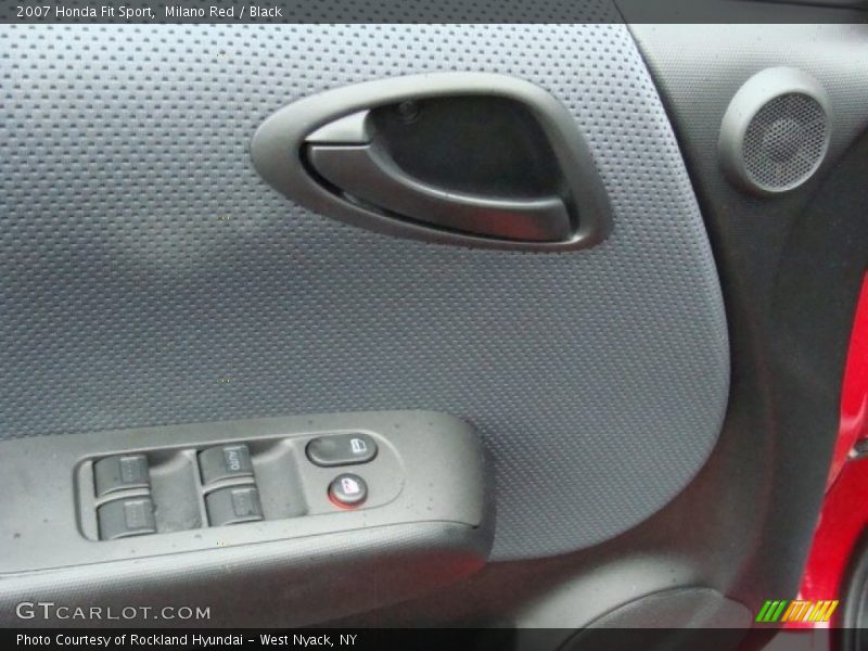 Milano Red / Black 2007 Honda Fit Sport