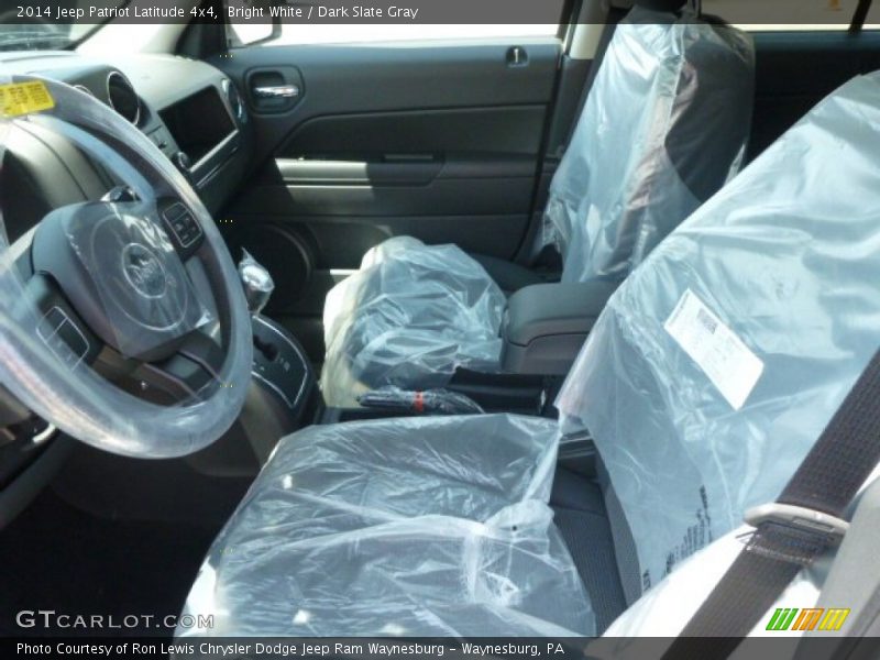 Bright White / Dark Slate Gray 2014 Jeep Patriot Latitude 4x4