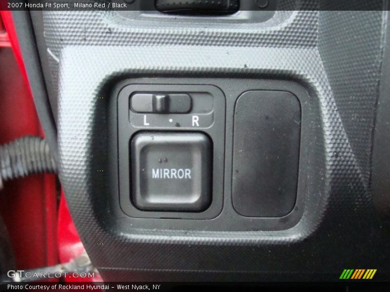 Milano Red / Black 2007 Honda Fit Sport
