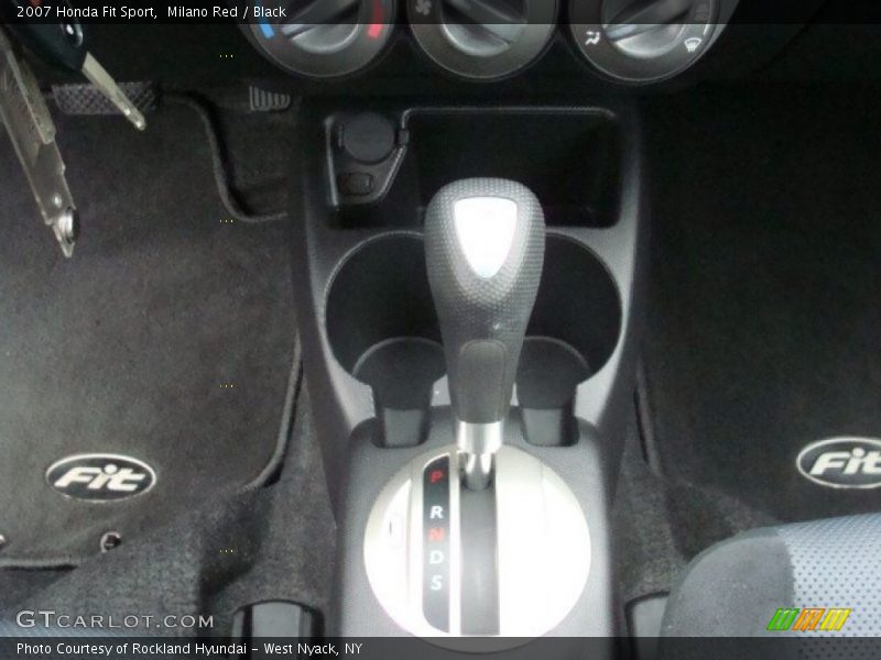 Milano Red / Black 2007 Honda Fit Sport