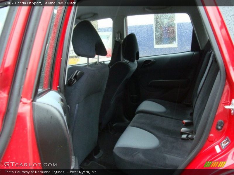 Milano Red / Black 2007 Honda Fit Sport