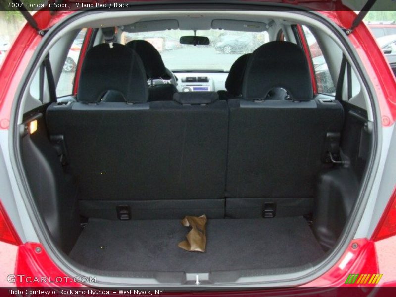 Milano Red / Black 2007 Honda Fit Sport