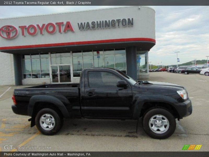 Black / Graphite 2012 Toyota Tacoma Regular Cab 4x4