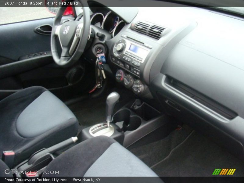 Milano Red / Black 2007 Honda Fit Sport