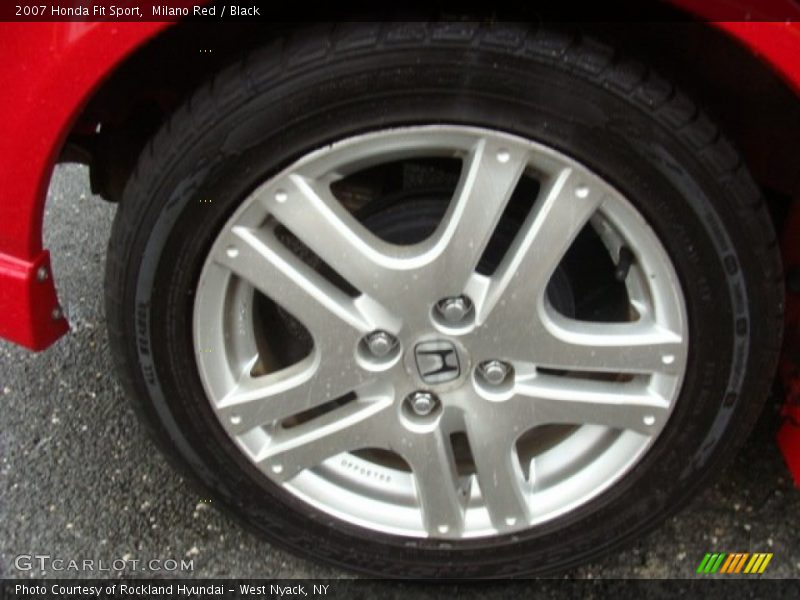 Milano Red / Black 2007 Honda Fit Sport