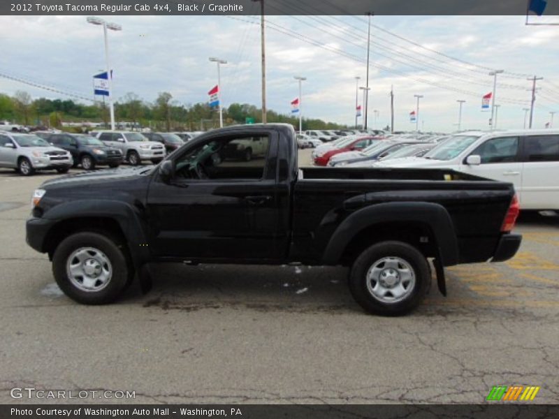 Black / Graphite 2012 Toyota Tacoma Regular Cab 4x4