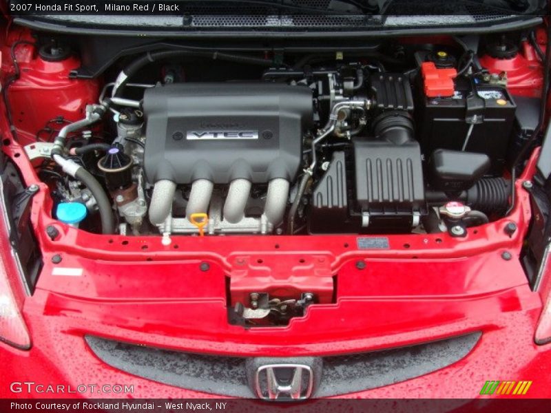 Milano Red / Black 2007 Honda Fit Sport