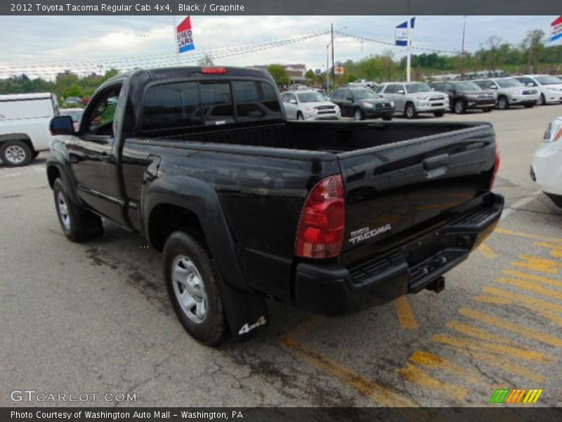 Black / Graphite 2012 Toyota Tacoma Regular Cab 4x4