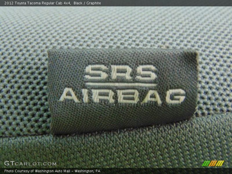 Black / Graphite 2012 Toyota Tacoma Regular Cab 4x4