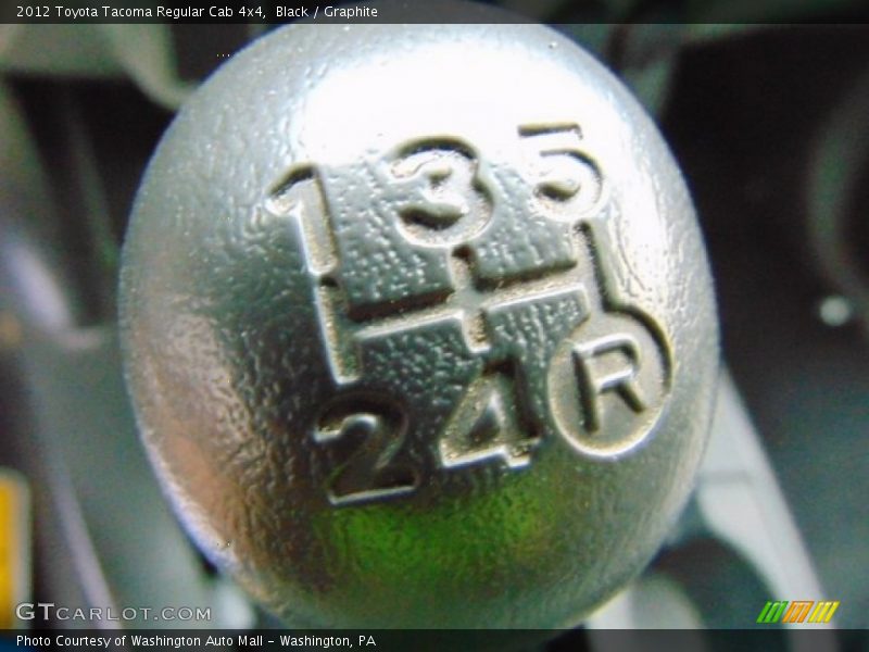 Black / Graphite 2012 Toyota Tacoma Regular Cab 4x4