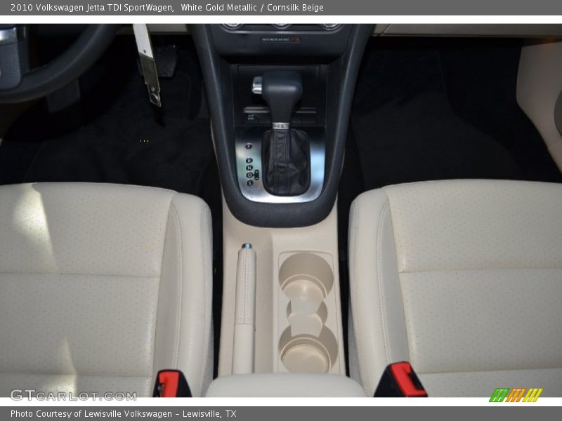 White Gold Metallic / Cornsilk Beige 2010 Volkswagen Jetta TDI SportWagen