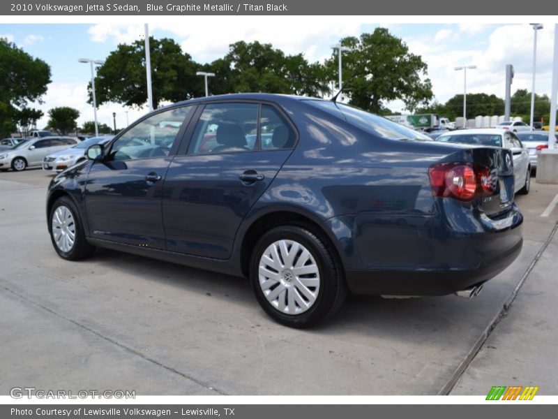 Blue Graphite Metallic / Titan Black 2010 Volkswagen Jetta S Sedan