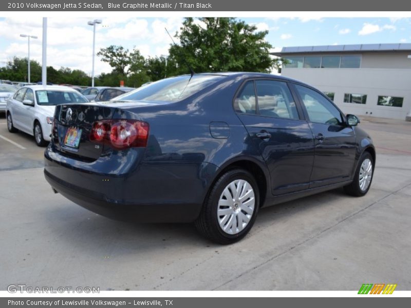 Blue Graphite Metallic / Titan Black 2010 Volkswagen Jetta S Sedan