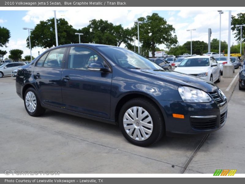 Blue Graphite Metallic / Titan Black 2010 Volkswagen Jetta S Sedan