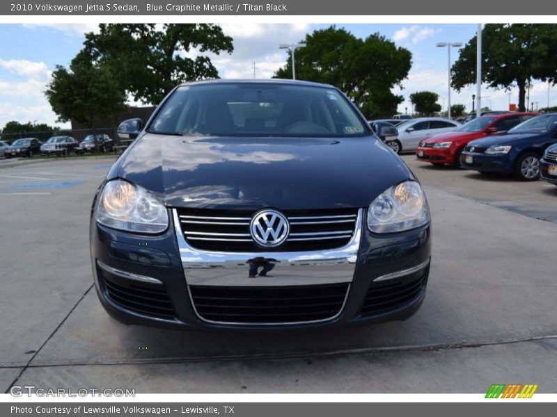 Blue Graphite Metallic / Titan Black 2010 Volkswagen Jetta S Sedan