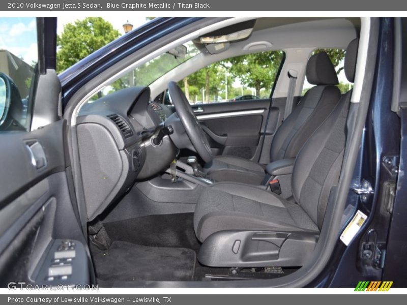 Blue Graphite Metallic / Titan Black 2010 Volkswagen Jetta S Sedan