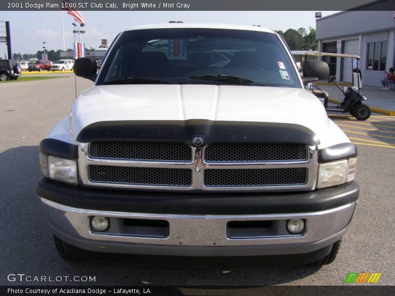Bright White / Mist Gray 2001 Dodge Ram 1500 SLT Club Cab
