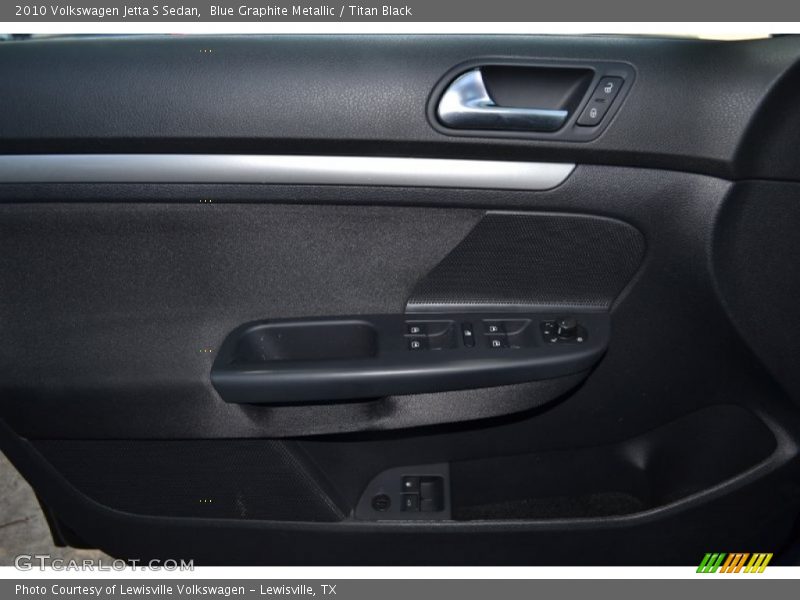 Blue Graphite Metallic / Titan Black 2010 Volkswagen Jetta S Sedan
