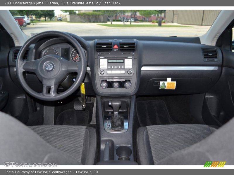 Blue Graphite Metallic / Titan Black 2010 Volkswagen Jetta S Sedan
