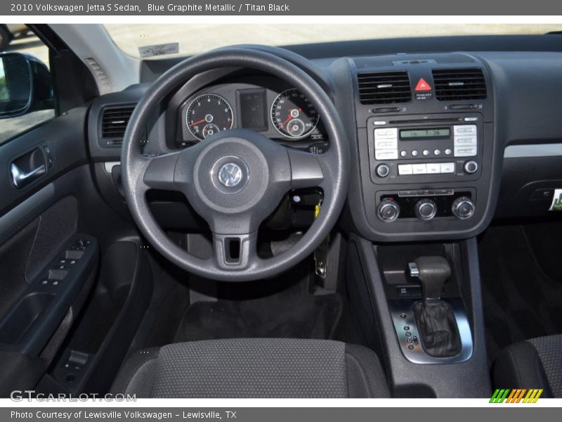 Blue Graphite Metallic / Titan Black 2010 Volkswagen Jetta S Sedan