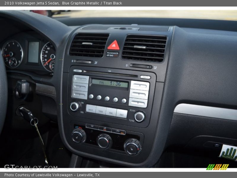 Blue Graphite Metallic / Titan Black 2010 Volkswagen Jetta S Sedan