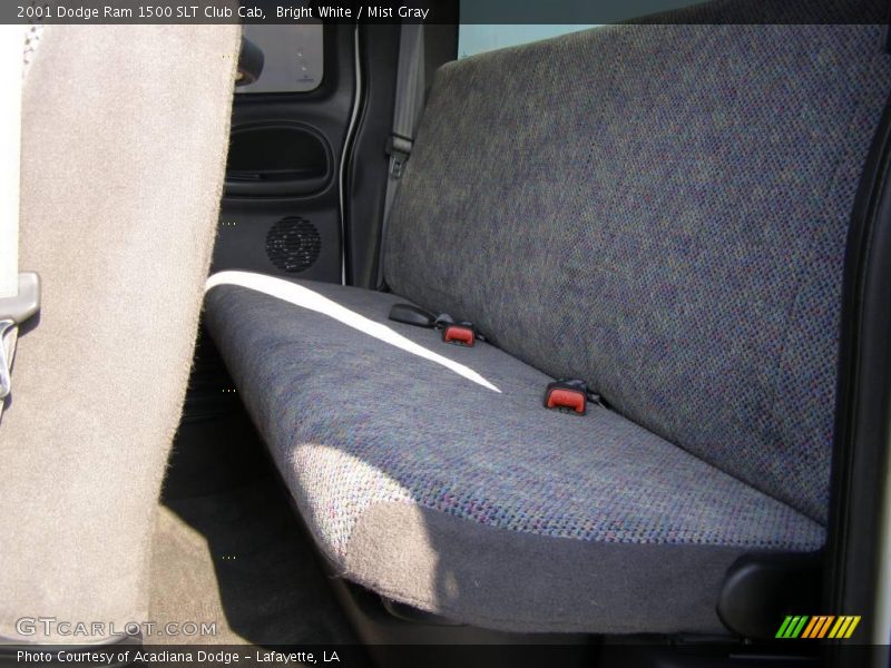 Bright White / Mist Gray 2001 Dodge Ram 1500 SLT Club Cab