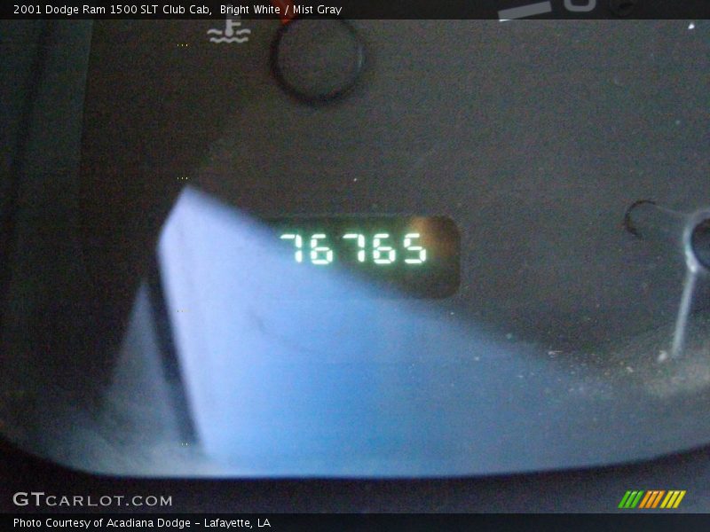 Bright White / Mist Gray 2001 Dodge Ram 1500 SLT Club Cab