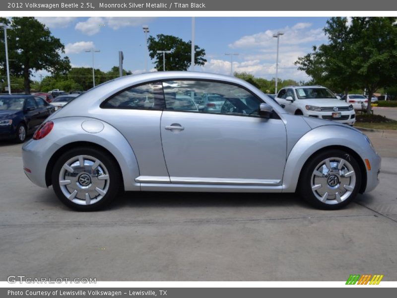 Moonrock Silver Metallic / Titan Black 2012 Volkswagen Beetle 2.5L