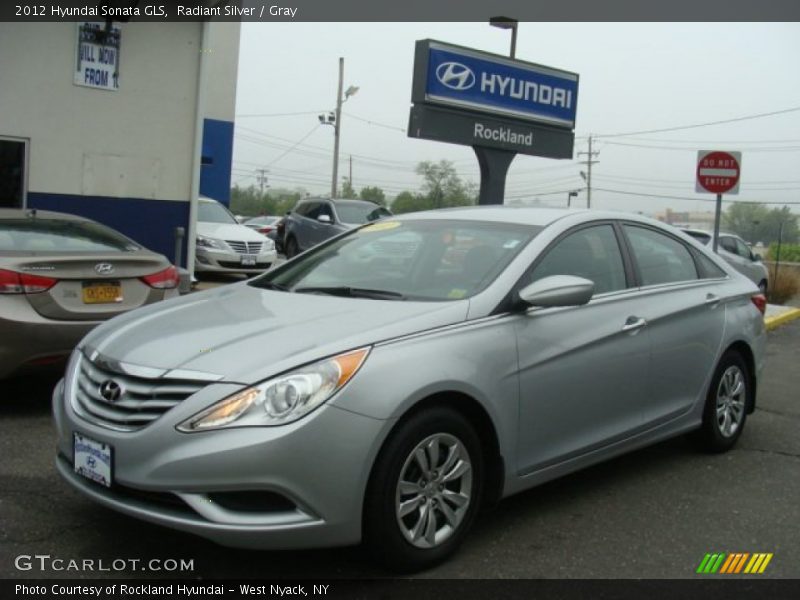 Radiant Silver / Gray 2012 Hyundai Sonata GLS