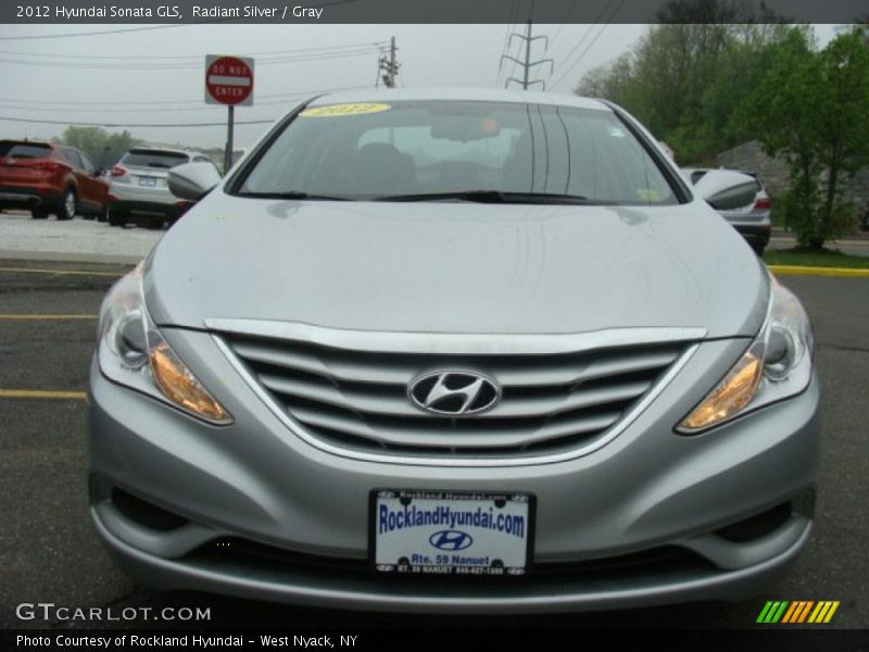 Radiant Silver / Gray 2012 Hyundai Sonata GLS