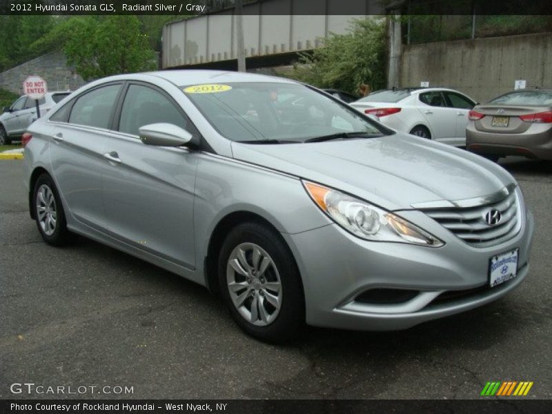 Radiant Silver / Gray 2012 Hyundai Sonata GLS