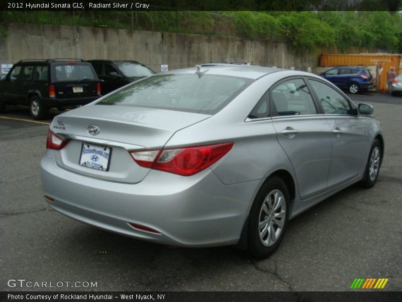 Radiant Silver / Gray 2012 Hyundai Sonata GLS