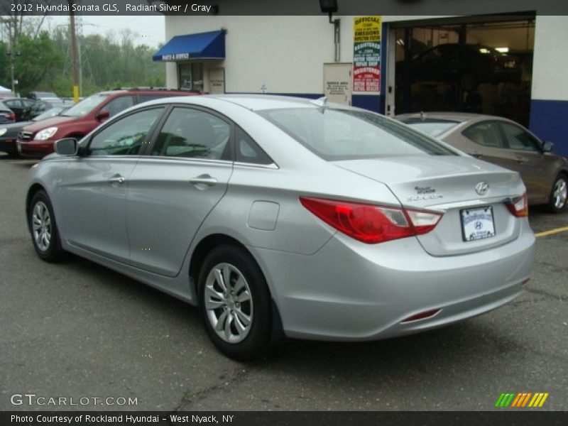 Radiant Silver / Gray 2012 Hyundai Sonata GLS