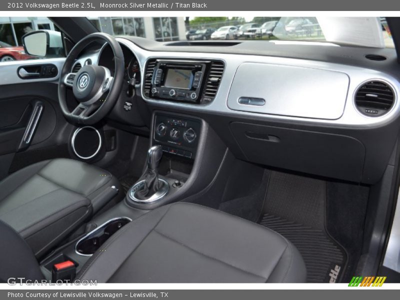 Moonrock Silver Metallic / Titan Black 2012 Volkswagen Beetle 2.5L
