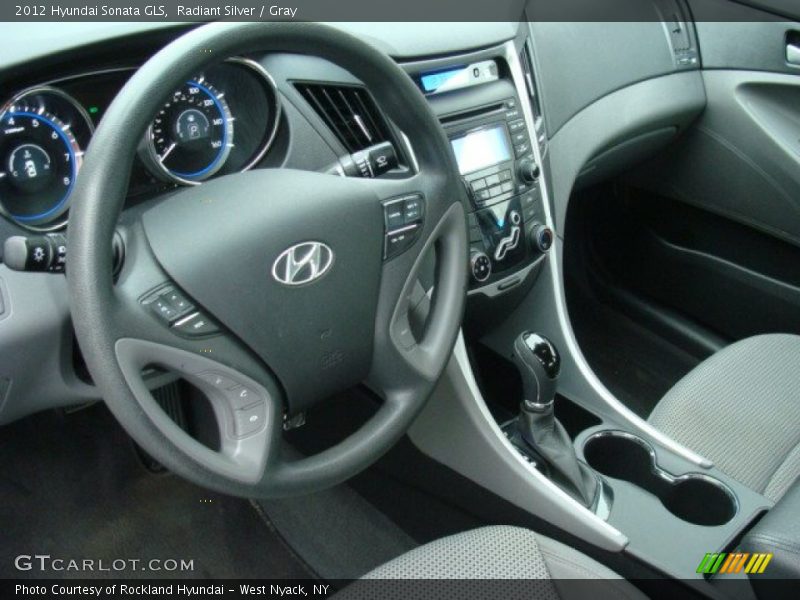 Radiant Silver / Gray 2012 Hyundai Sonata GLS