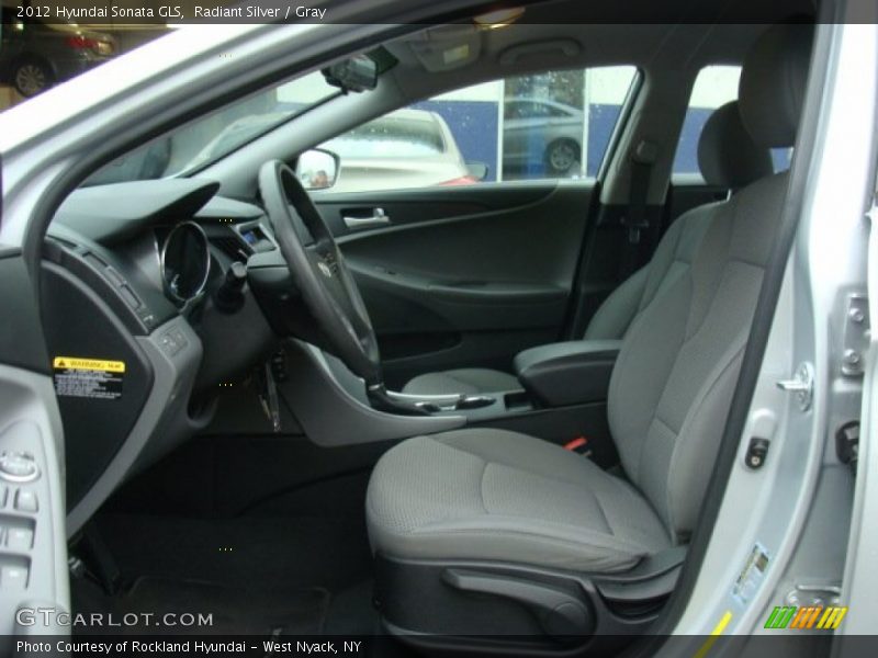 Radiant Silver / Gray 2012 Hyundai Sonata GLS