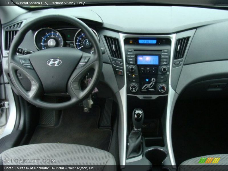 Radiant Silver / Gray 2012 Hyundai Sonata GLS