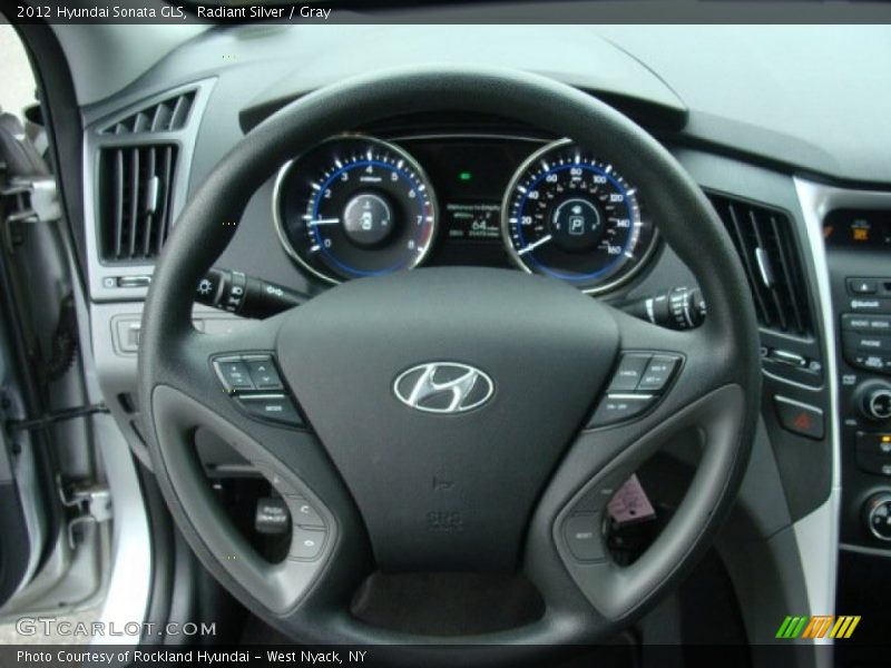Radiant Silver / Gray 2012 Hyundai Sonata GLS