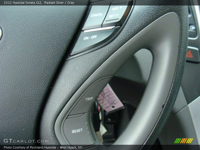 Radiant Silver / Gray 2012 Hyundai Sonata GLS