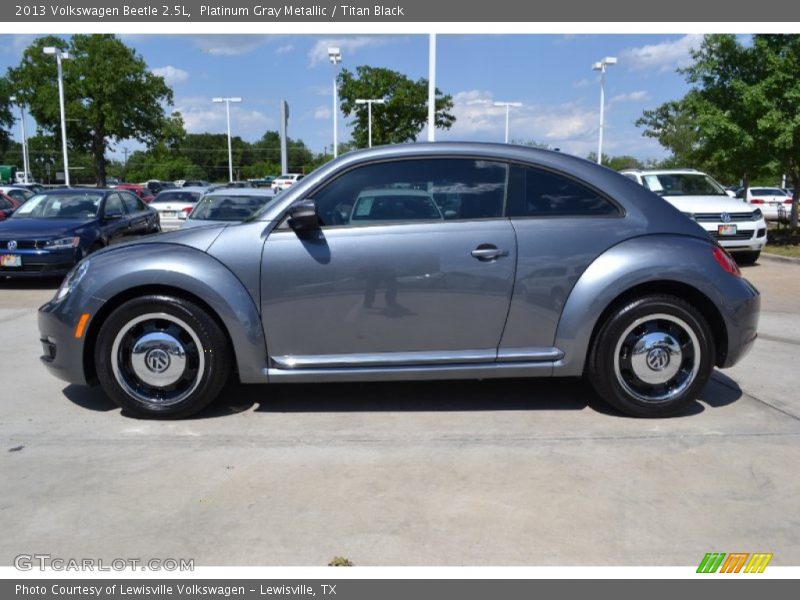 Platinum Gray Metallic / Titan Black 2013 Volkswagen Beetle 2.5L
