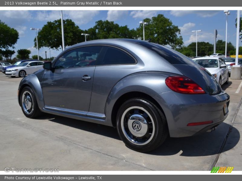 Platinum Gray Metallic / Titan Black 2013 Volkswagen Beetle 2.5L