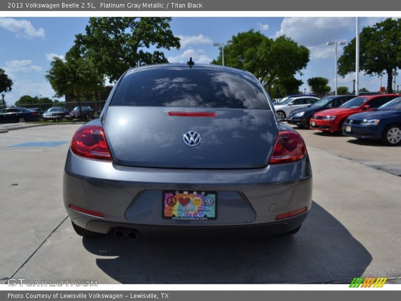 Platinum Gray Metallic / Titan Black 2013 Volkswagen Beetle 2.5L